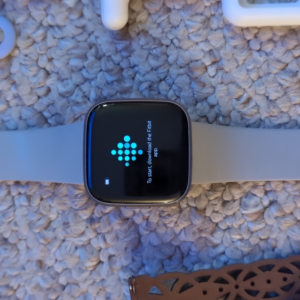Fitbit Versa 2 Smartwatch in Silver and Gray